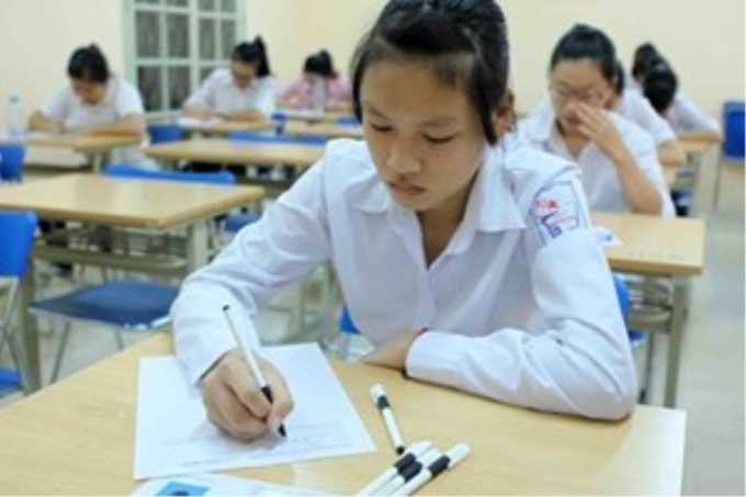 Thí sinh dự thi đại học năm 2013. (Ảnh: TTXVN)